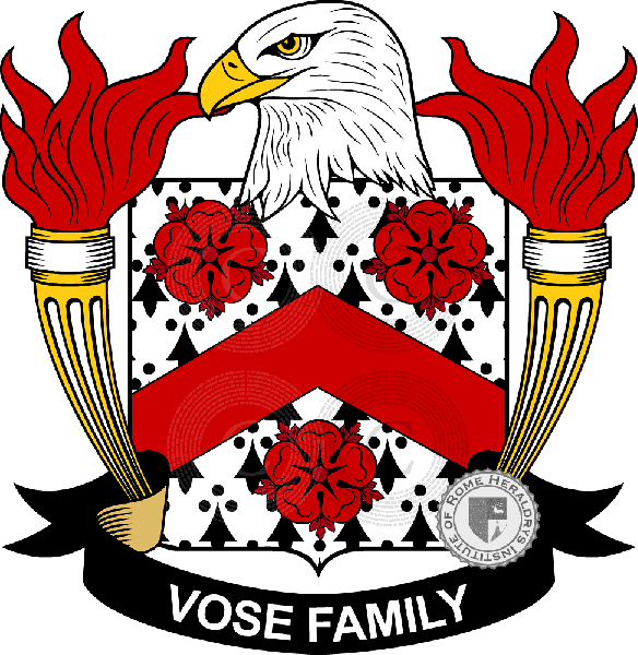 Coat of arms of family Vose