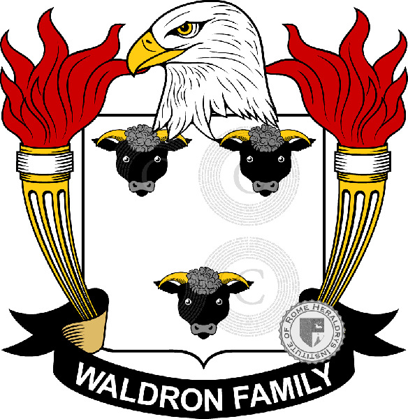Coat of arms of family Waldron