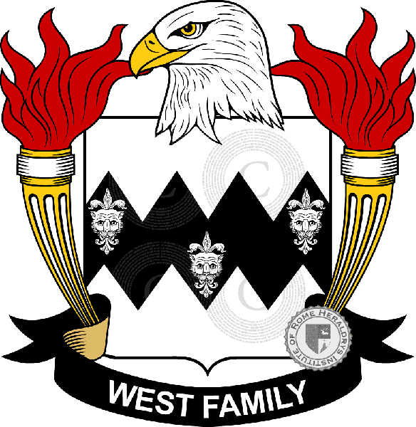 Coat of arms of family West
