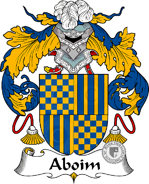 Coat of arms of family Aboim