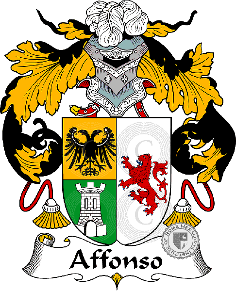 Coat of arms of family Affonso