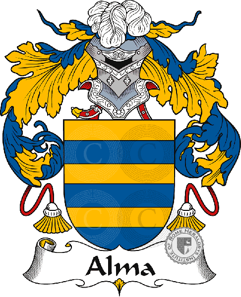 Coat of arms of family Alma