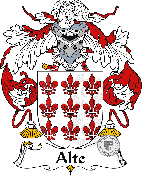 Coat of arms of family Alte