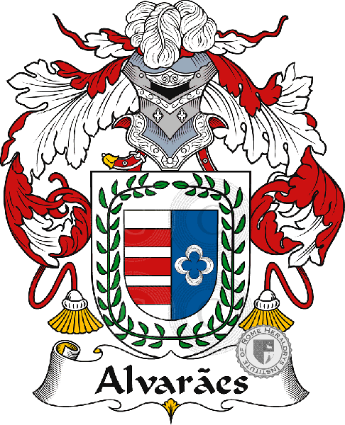 Coat of arms of family Alvarães