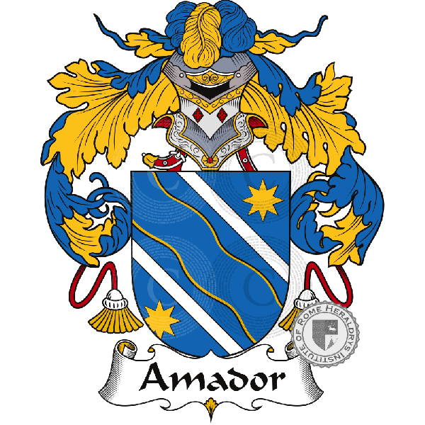 Coat of arms of family Amador