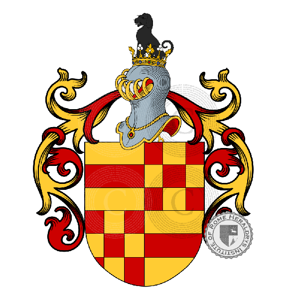 Coat of arms of family Arca