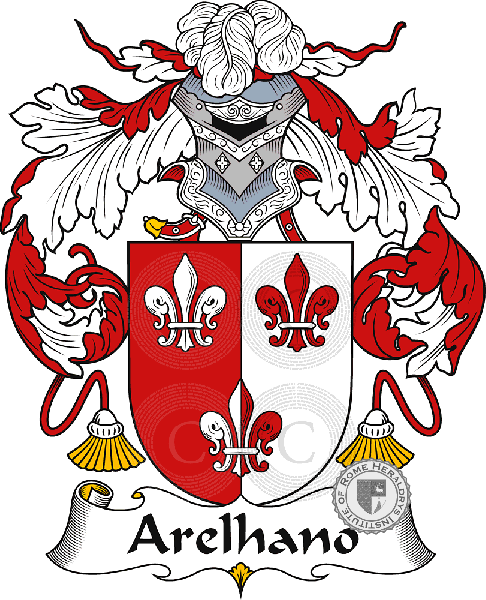 Coat of arms of family Arelhano