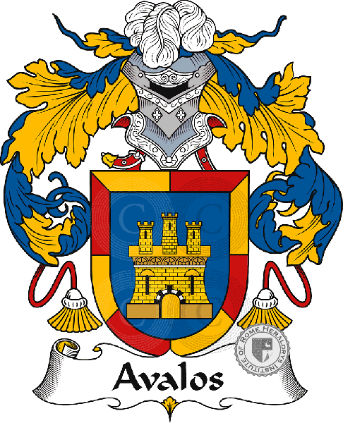 Wappen der Familie Avalos