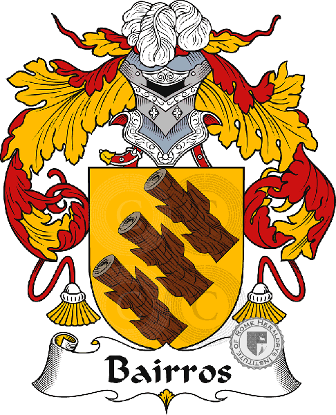 Coat of arms of family Bairros or Barros