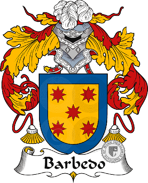 Escudo de la familia Barbedo