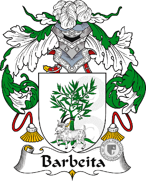 Wappen der Familie Barbeita or Barbeito