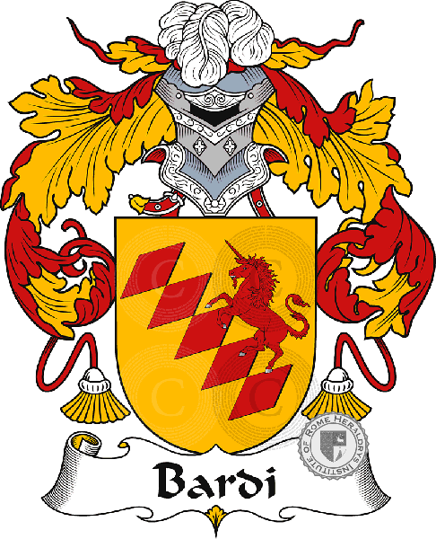 Coat of arms of family Bardi