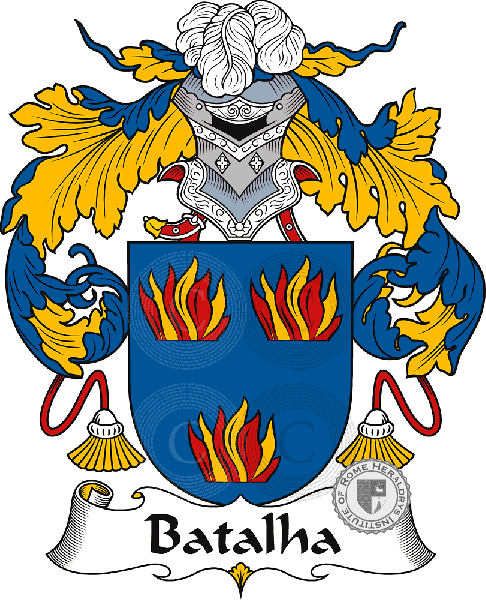 Coat of arms of family Batalha