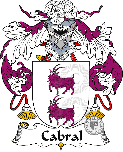 Coat of arms of family Cabral