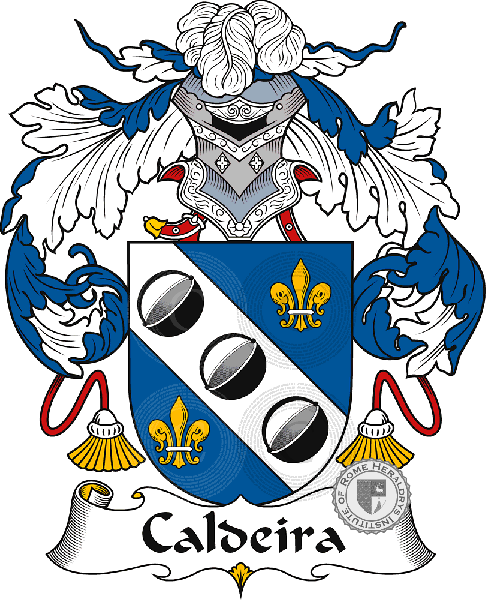Coat of arms of family Caldeira