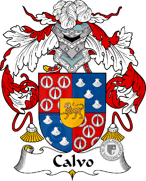 Brasão da família Calvo or Calvos