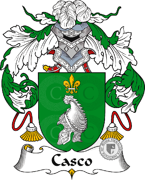Coat of arms of family Casco