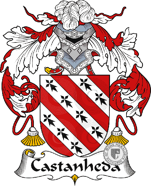 Escudo de la familia Castanheda
