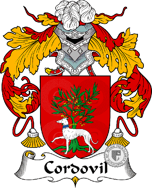 Coat of arms of family Cordovil