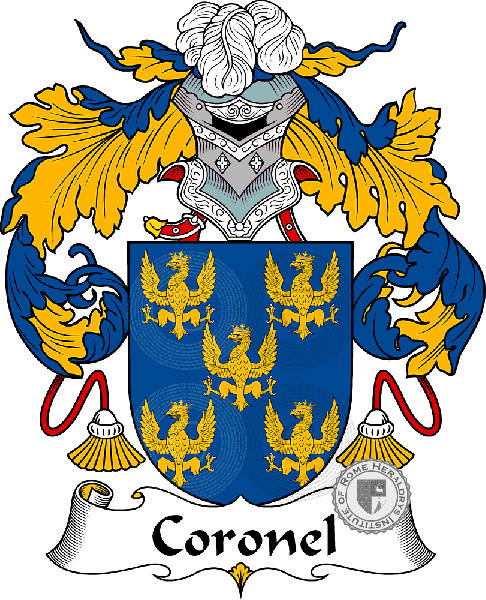 Coat of arms of family Coronel