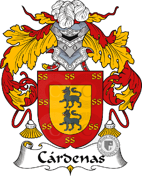 Wappen der Familie Cárdenas