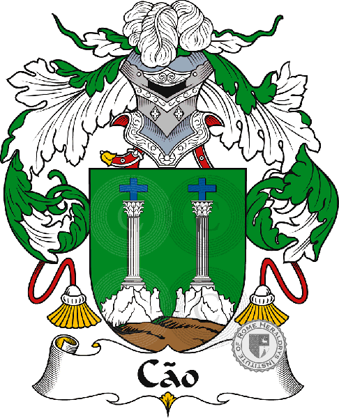 Coat of arms of family Cão