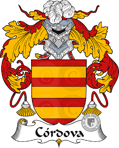 Coat of arms of family Córdova