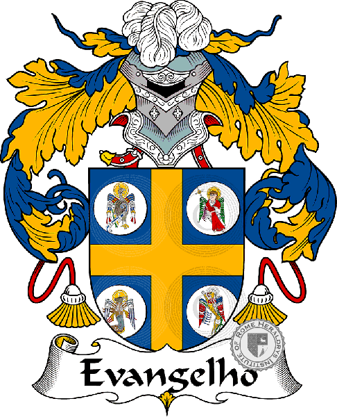 Coat of arms of family Evangelho