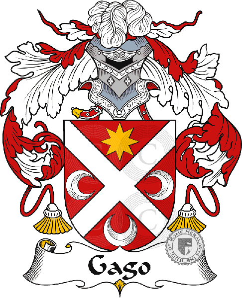 Coat of arms of family Gago
