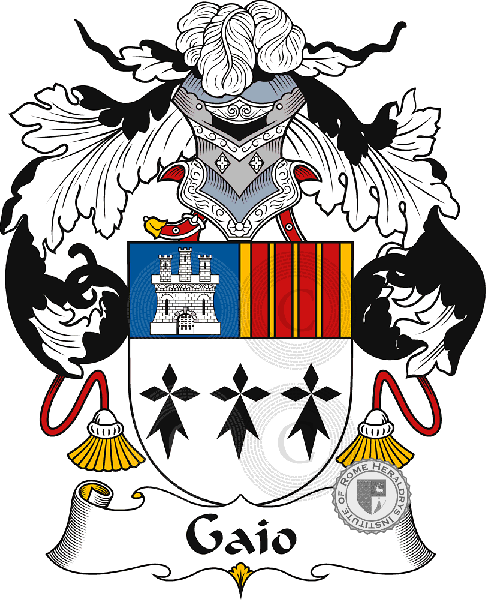 Coat of arms of family Gaio