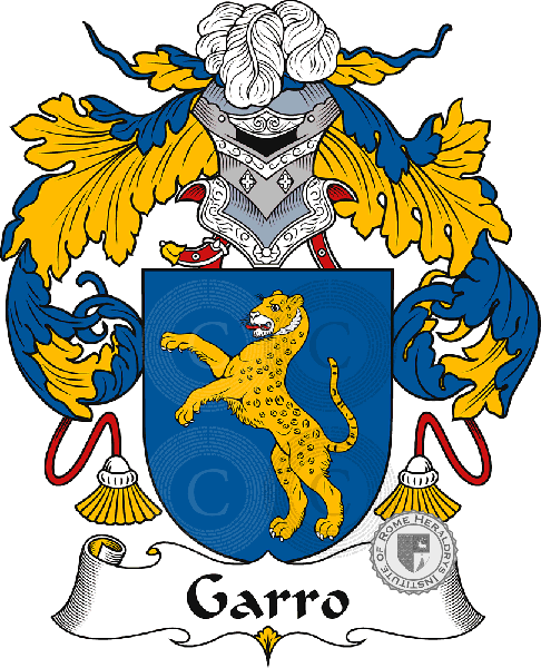 Coat of arms of family Garro