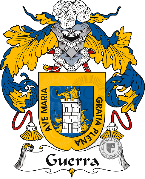 Coat of arms of family Guerra