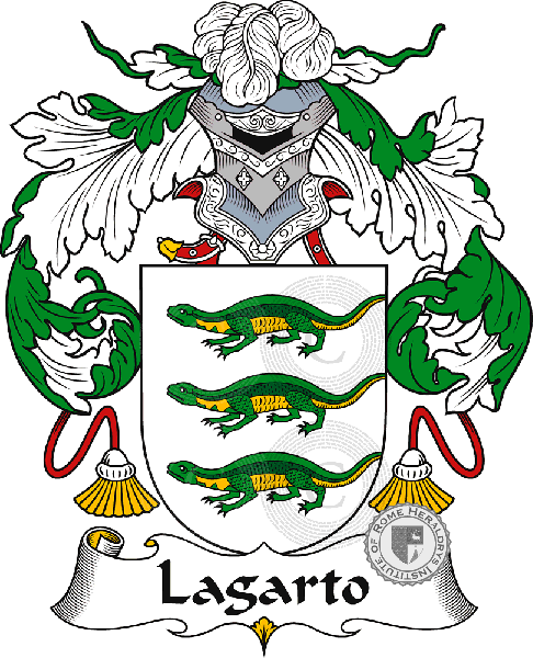Escudo de la familia Lagarto