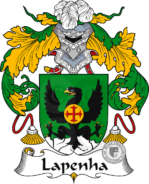 Coat of arms of family Lapenha or Penha