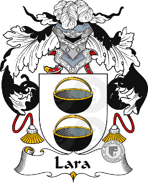Coat of arms of family Lara