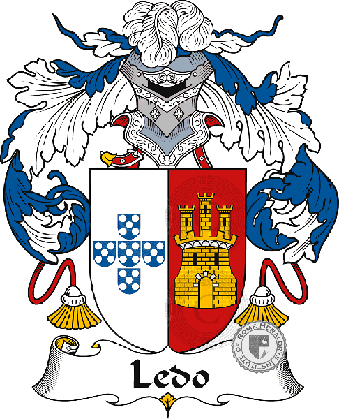 Coat of arms of family Ledo