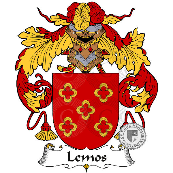 Coat of arms of family Lemos