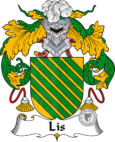 Coat of arms of family Lis