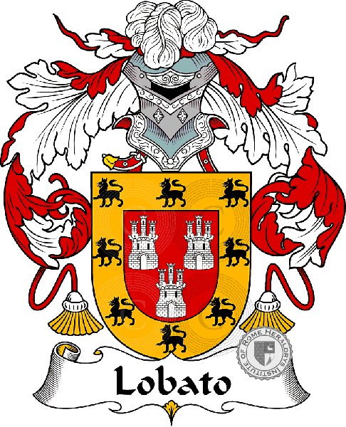 Coat of arms of family Lobato