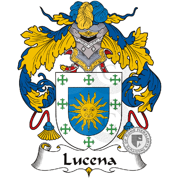 Coat of arms of family Lucena