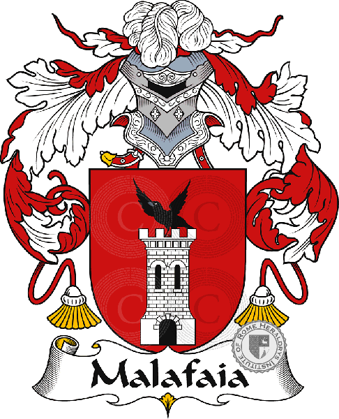 Coat of arms of family Malafaia
