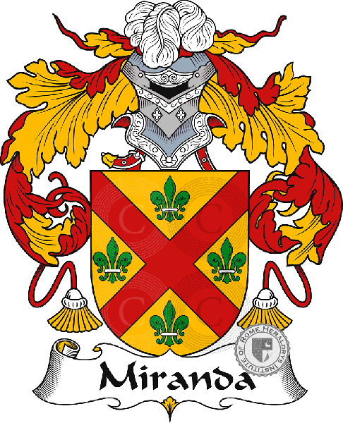 Wappen der Familie Miranda