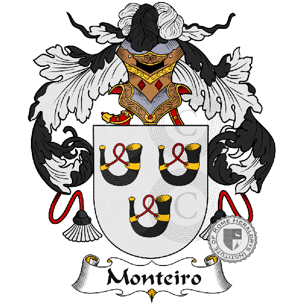 Coat of arms of family Monteiro