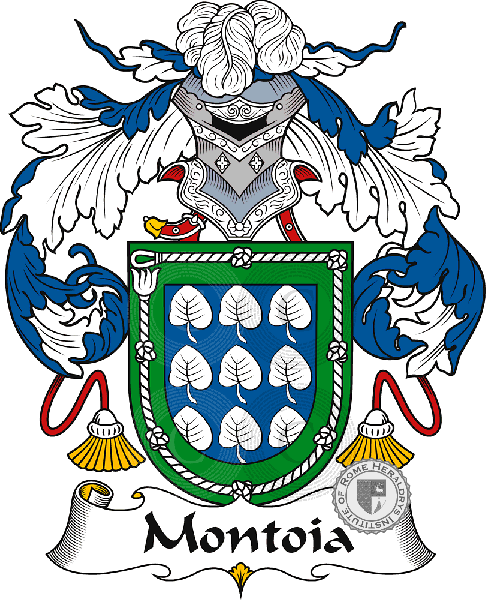 Coat of arms of family Montoia
