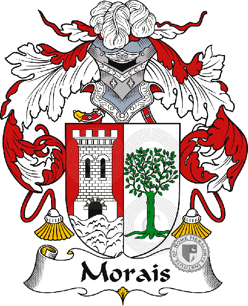 Coat of arms of family Morais or Moraes