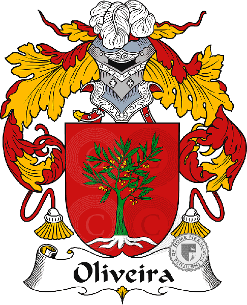 Coat of arms of family Oliveira or Olival