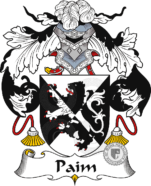 Coat of arms of family Paim