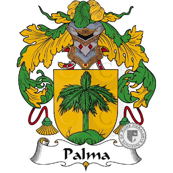 Coat of arms of family Palma