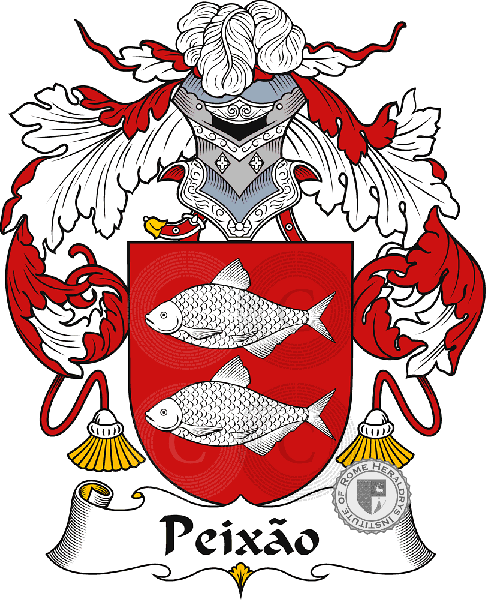 Coat of arms of family Peixão