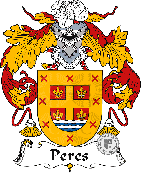 Coat of arms of family Peres or Pires